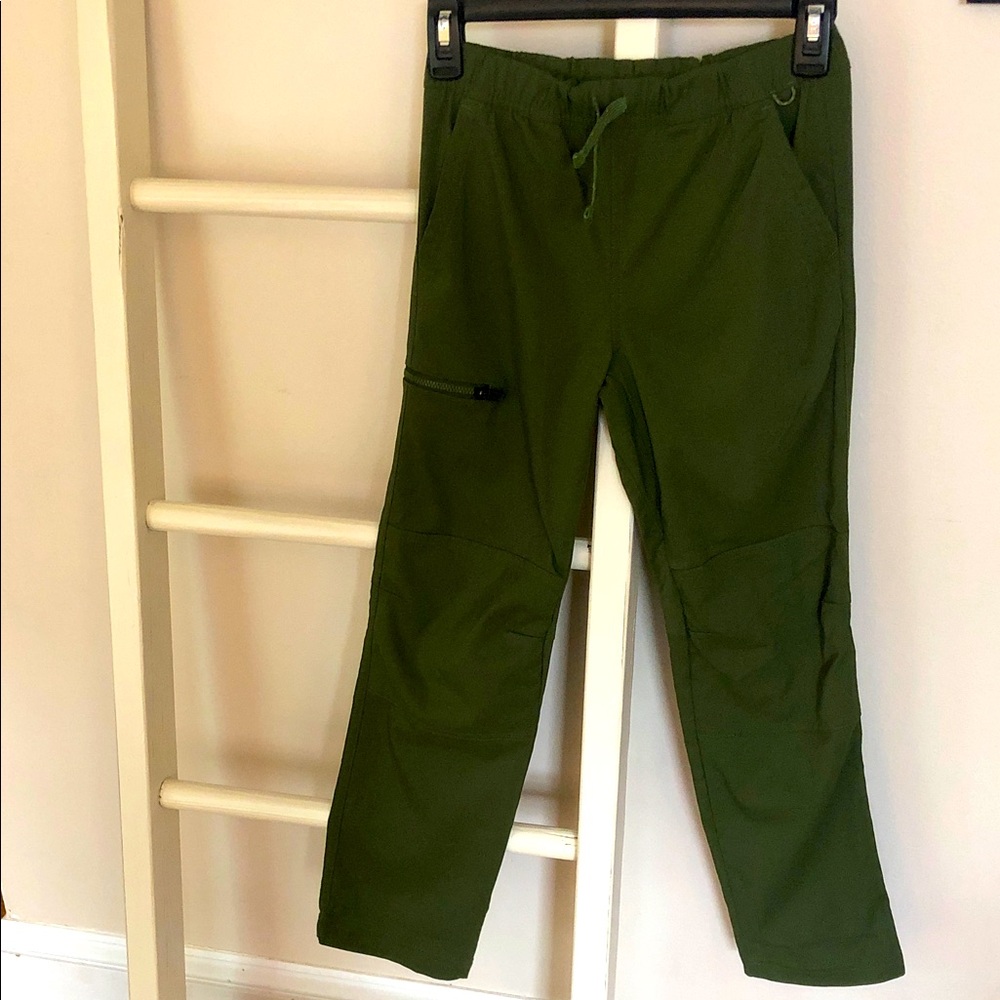 REI Green Kid’s Drawstring hiking pants, 10/12